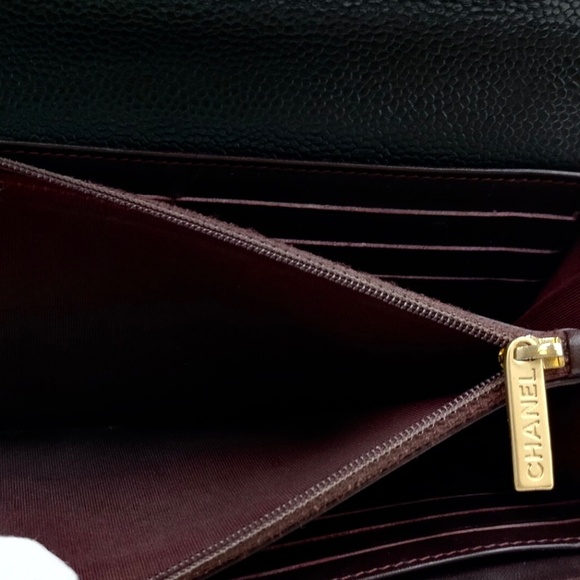 Chanel Caviar Noir Flap  Wallet - Picture 3 of 12